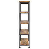 Analiese Antique Nutmeg 4-Shelf Bookcase