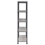 Analiese Gray Driftwood 4-Shelf Bookcase