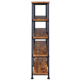 Analiese Antique Nutmeg 4-Shelf Open Bookcase