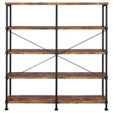 Analiese Antique Nutmeg 4-Shelf Open Bookcase