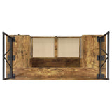 Analiese Antique Nutmeg 4-Drawer Writing Desk by Coaster at Eve Furniture