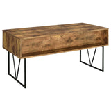 Analiese Antique Nutmeg 4-Drawer Writing Desk by Coaster at Eve Furniture