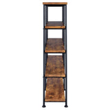 Analiese Antique Nutmeg 4-Shelf Open Bookcase by Coaster at Eve Furniture