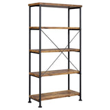 Analiese Antique Nutmeg/Black 2-Piece 3-Drawer Writing Desk Set by Coaster at Eve Furniture
