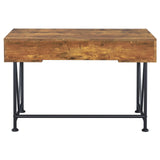 Analiese Antique Nutmeg/Black 2-Piece 3-Drawer Writing Desk Set by Coaster at Eve Furniture