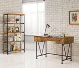 Analiese Antique Nutmeg/Black 3-Drawer Writing Desk by Coaster at Eve Furniture