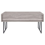 Analiese Gray Driftwood 4-Drawer Writing Desk by Coaster at Eve Furniture