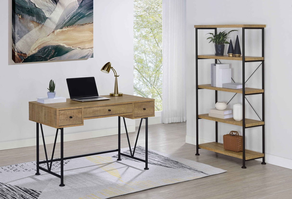 Analiese Mango 63-inch 4-shelf Bookshelf by Coaster at Eve Furniture