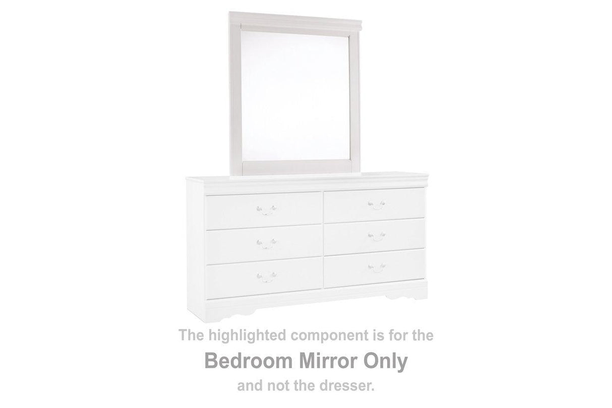 Anarasia White Bedroom Mirror (Mirror Only) by Ashley at Eve Furniture