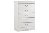 Anarasia White Chest of Drawers by Ashley at Eve Furniture