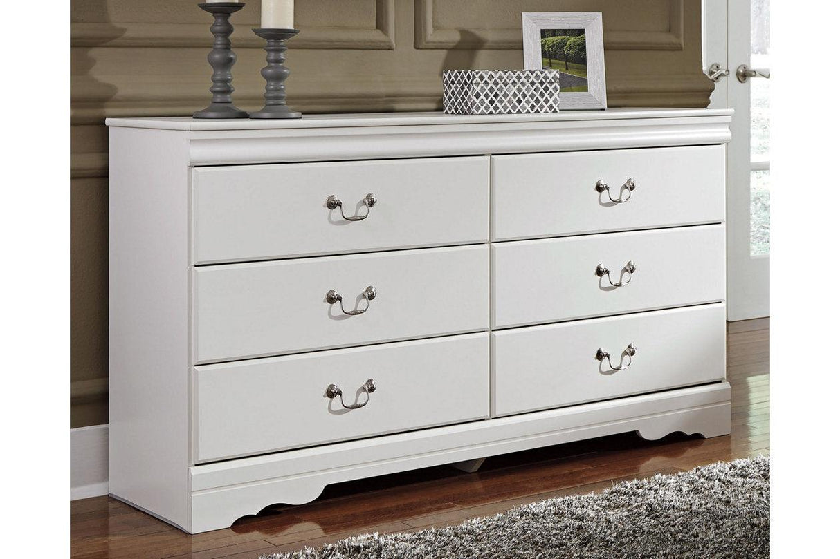 Anarasia White Dresser by Ashley at Eve Furniture