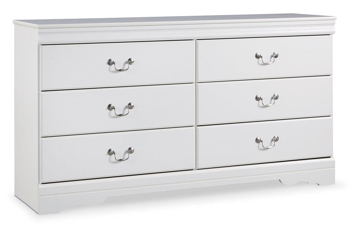 Anarasia White Dresser by Ashley at Eve Furniture