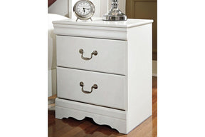 Anarasia White Nightstand by Ashley at Eve Furniture