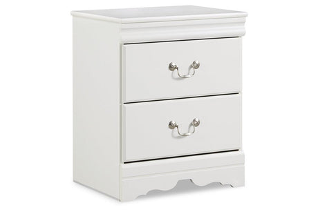 Anarasia White Nightstand by Ashley at Eve Furniture