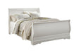 Anarasia White Queen Sleigh Bed by Ashley at Eve Furniture