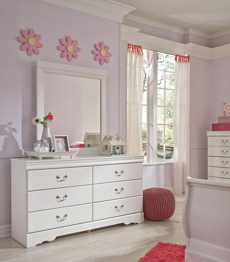 Anarasia White Sleigh Youth Bedroom Set by Ashley at Eve Furniture