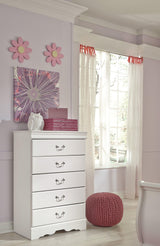 Anarasia White Sleigh Youth Bedroom Set by Ashley at Eve Furniture