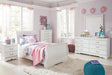 Anarasia White Sleigh Youth Bedroom Set by Ashley at Eve Furniture