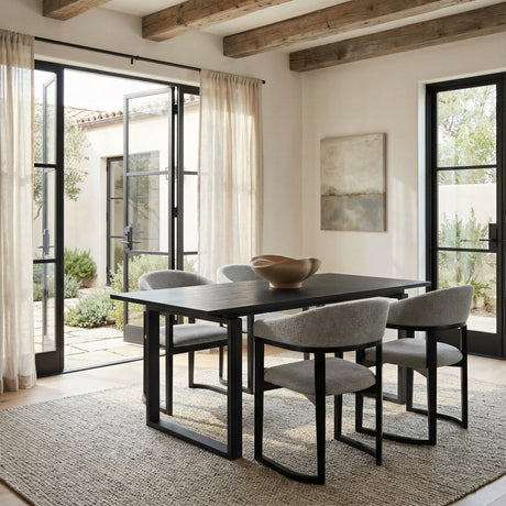 Anasa Gray Dining Chair by Zuomod at Eve Furniture