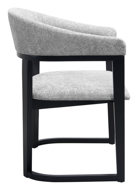 Anasa Gray Dining Chair by Zuomod at Eve Furniture