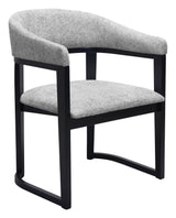 Anasa Gray Dining Chair by Zuomod at Eve Furniture