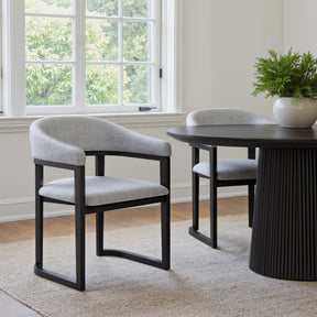 Anasa Gray Dining Chair by Zuomod at Eve Furniture