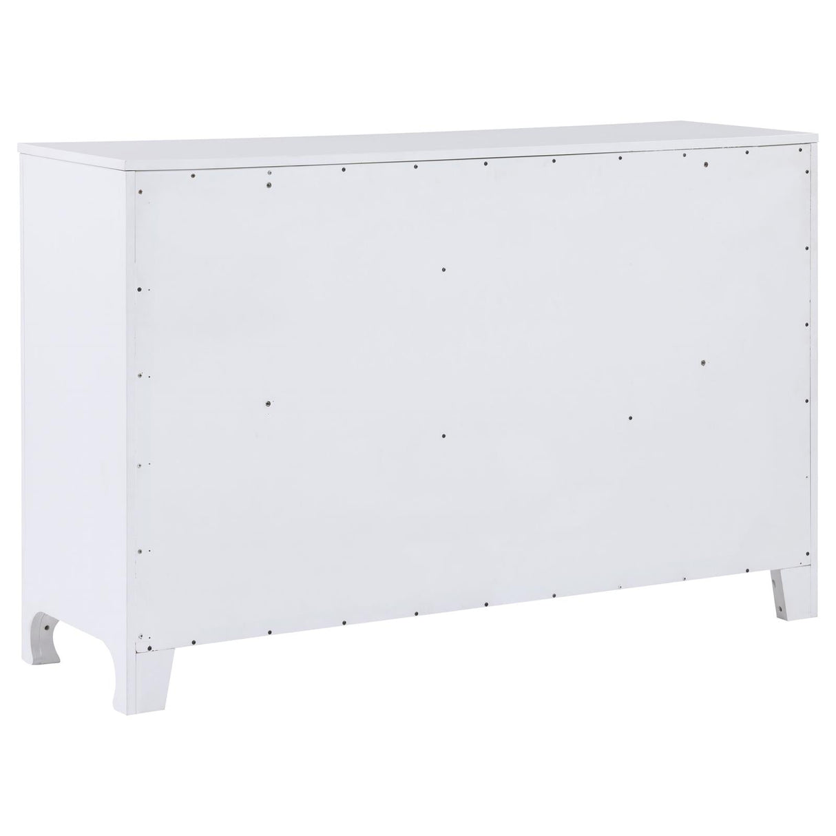 Anastasia 6-drawer Bedroom Dresser Pearl White