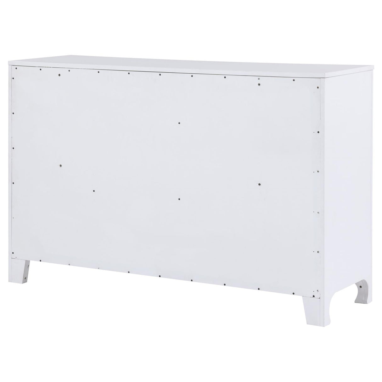 Anastasia 6-drawer Bedroom Dresser Pearl White