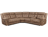 Anastasia Cocoa 3-Piece Reclining Sectional by Steve Silver at Eve Furniture