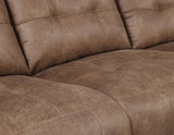 Anastasia Cocoa 3-Piece Reclining Sectional by Steve Silver at Eve Furniture