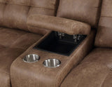 Anastasia Cocoa 3-Piece Reclining Sectional by Steve Silver at Eve Furniture
