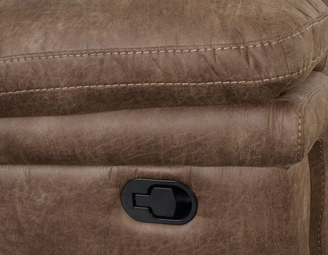 Anastasia Cocoa 3-Piece Reclining Sectional by Steve Silver at Eve Furniture