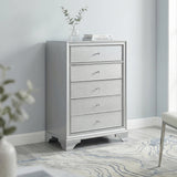 Anatole Metallic Silver Chest by Homelegance at Eve Furniture