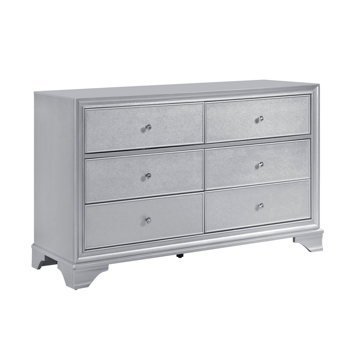 Anatole Metallic Silver Dresser by Homelegance at Eve Furniture