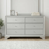 Anatole Metallic Silver Dresser by Homelegance at Eve Furniture