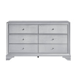 Anatole Metallic Silver Dresser by Homelegance at Eve Furniture