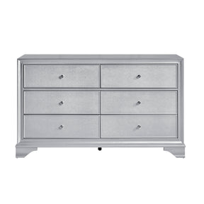 Anatole Metallic Silver Dresser by Homelegance at Eve Furniture