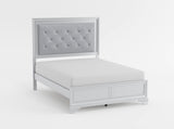 Anatole Metallic Silver LED Panel California King Bed by Homelegance at Eve Furniture
