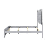 Anatole Metallic Silver LED Panel California King Bed by Homelegance at Eve Furniture