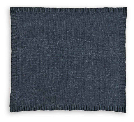 Anawood Blue Throw, Set of 3 by Ashley at Eve Furniture
