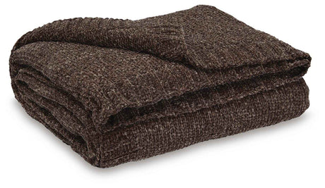 Anawood Brown Throw by Ashley at Eve Furniture