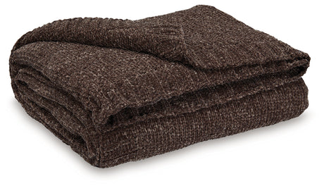 Anawood Brown Throw (Set of 3) by Ashley at Eve Furniture