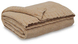 Anawood Gold Throw by Ashley at Eve Furniture