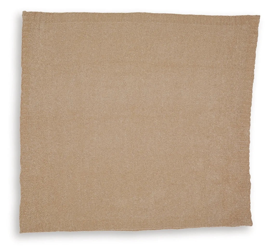 Anawood Gold Throw (Set of 3) by Ashley at Eve Furniture