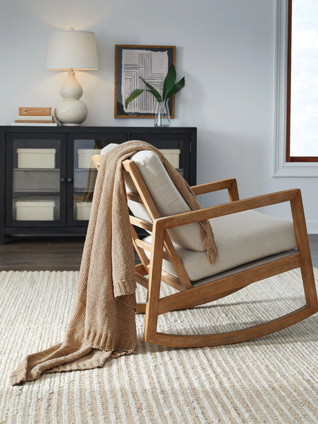 Anawood Gold Throw (Set of 3) by Ashley at Eve Furniture