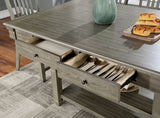 Anaya Gray 7-Piece Counter Height Table Set by Furniture of America at Eve Furniture