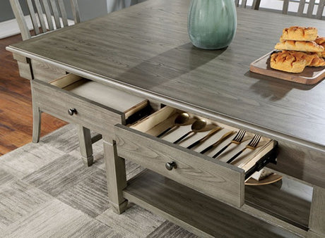 Anaya Gray 7-Piece Counter Height Table Set by Furniture of America at Eve Furniture