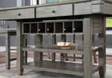 Anaya Gray 7-Piece Counter Height Table Set by Furniture of America at Eve Furniture