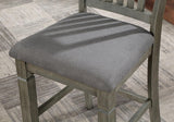 Anaya Gray/Light Gray Counter Ht. Chair by Furniture of America at Eve Furniture