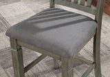 Anaya Gray/Light Gray Counter Ht. Chair by Furniture of America at Eve Furniture
